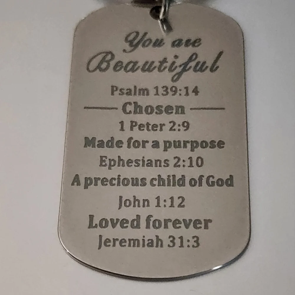 FAITH HOPE LOVE HEARTBEAT   Key Chain
